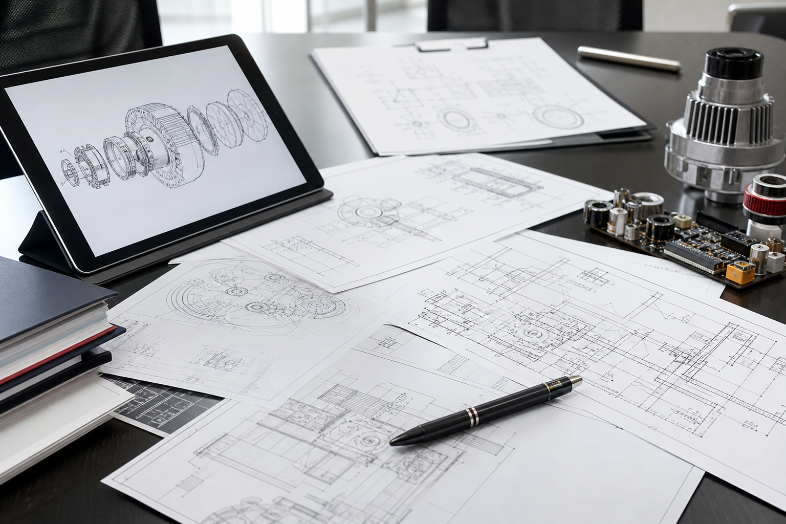 Technical drawings and IP documents